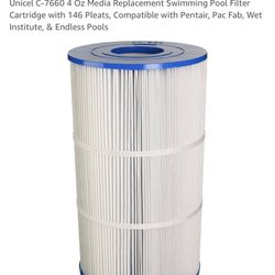 Unicel C-7660 4OZ Media Replacement Swimming Pool Filter Cartridge w/146 Pleats