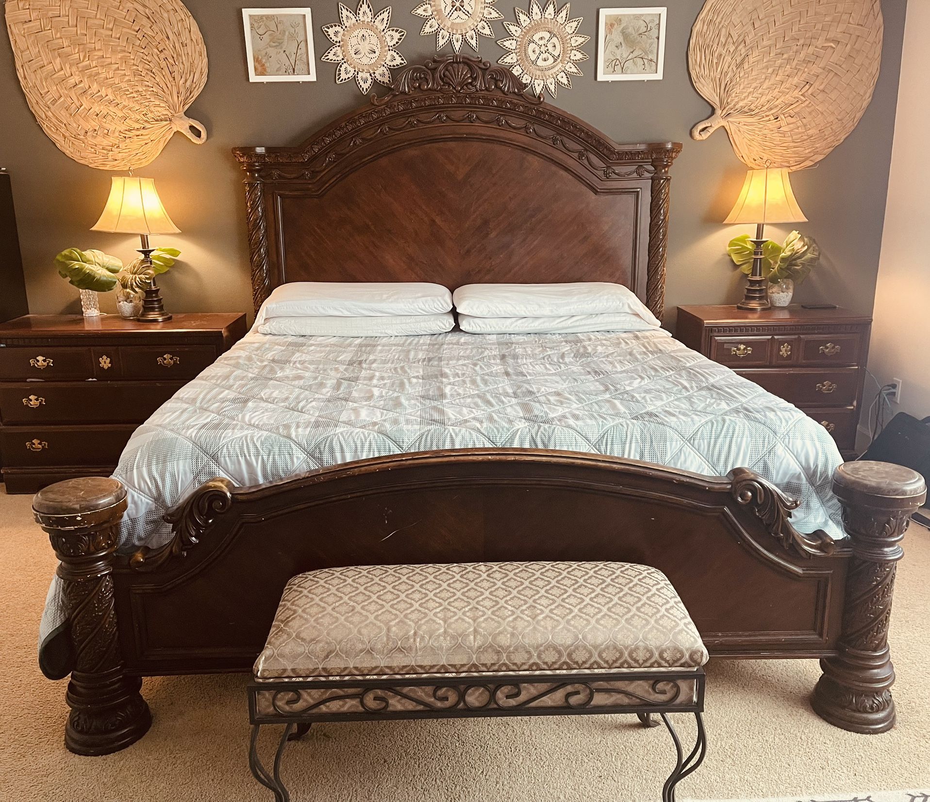 Ashley North Shore King Size Bed