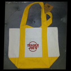Trader Joe's Mini Canvas Tote Bags 