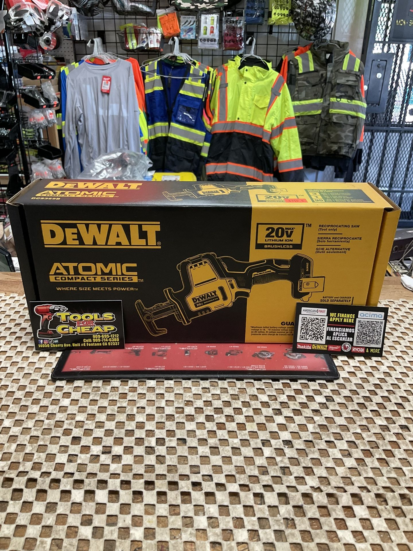 DEWALT ATOMIC 20V MAX Cordless Brushless Compact Reciprocating Saw (Tool Only