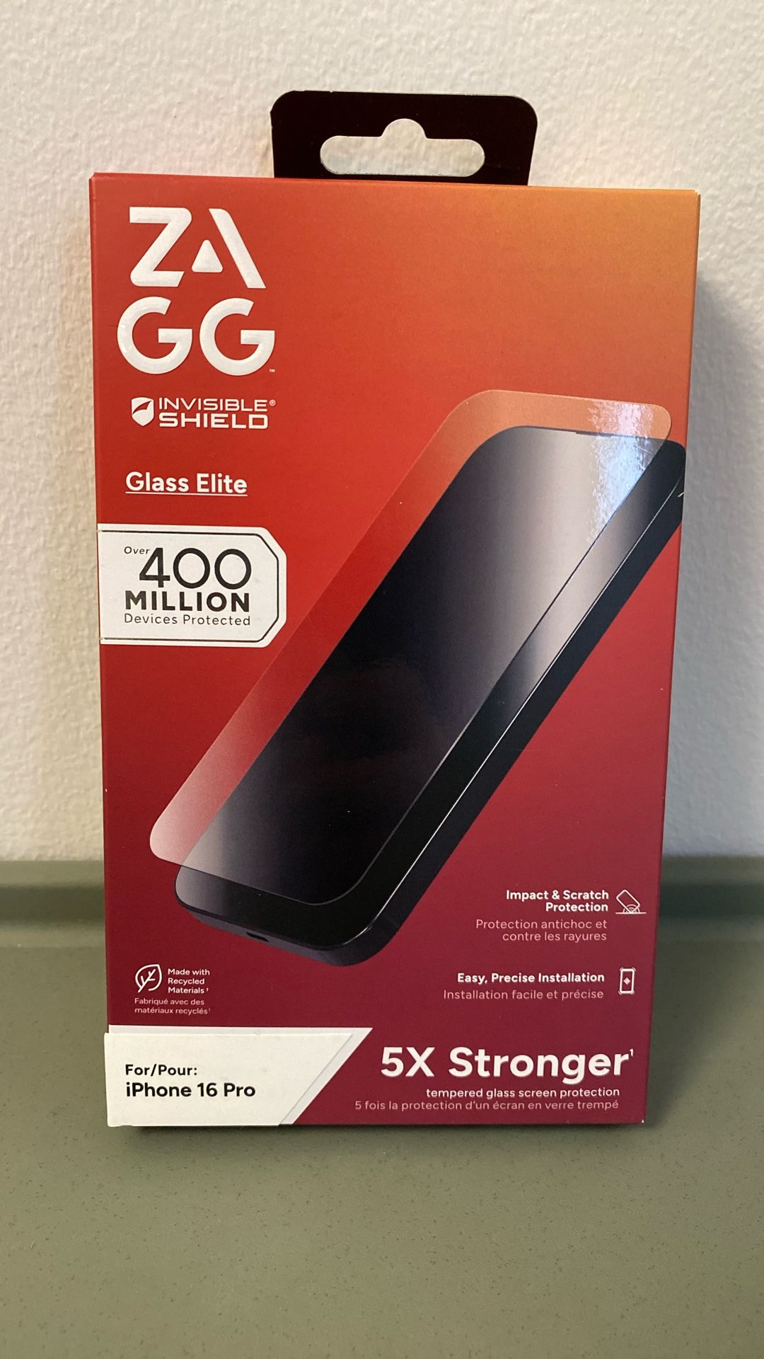 Zagg iPhone 16 Pro Glass Screen Protector