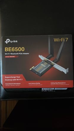 TP-Link BE6500 Wi-Fi 7 Bluetooth 5.4 PCIe Adapter - Like New