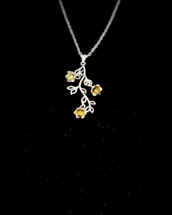 Silver Necklace & Earring Set