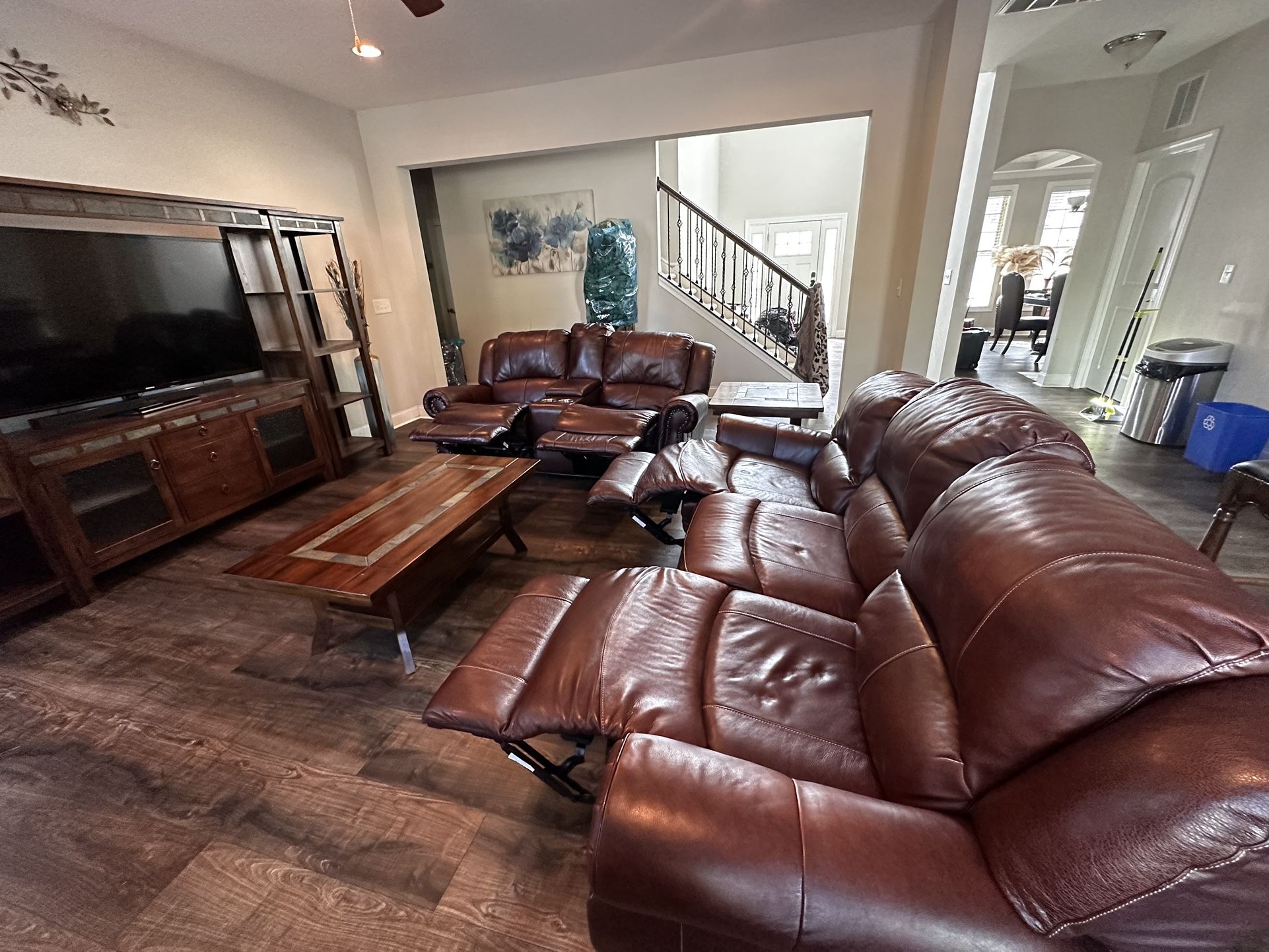 Leather Living Room Set
