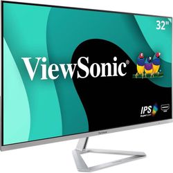 ViewSonic VX3276-MHD 32 Inch 1080p IPS Gaming Monitor Thin Bezels