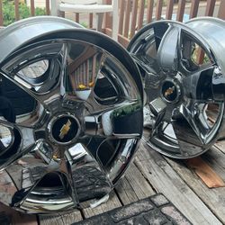 OEM Aluminum With Chrome Covers 20 Inch Rims
