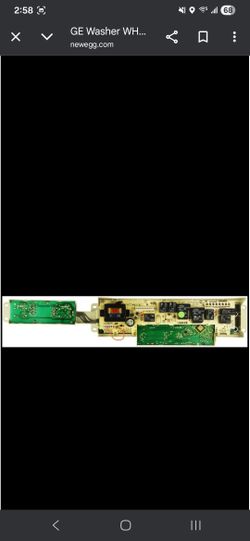 GE Washer WH12X10323 175D4904G004 Main Control Board