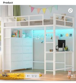 Twin loft bed