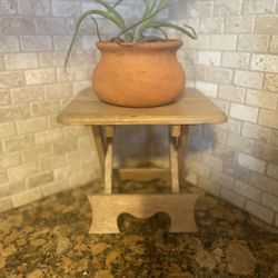 Unique Folding Wooden Display Stand 