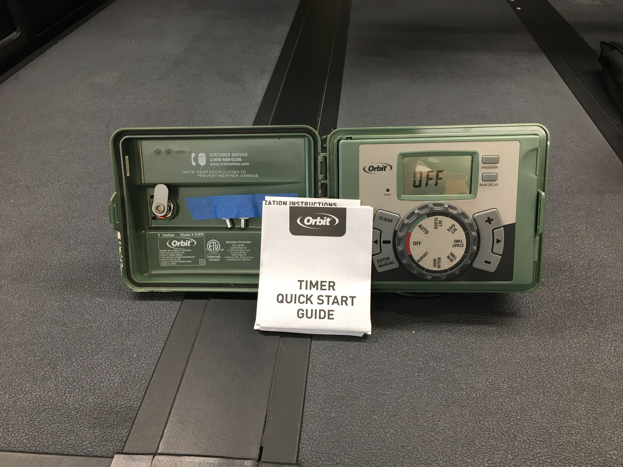 Sprinkler Controller. (Orbit Model 91899)