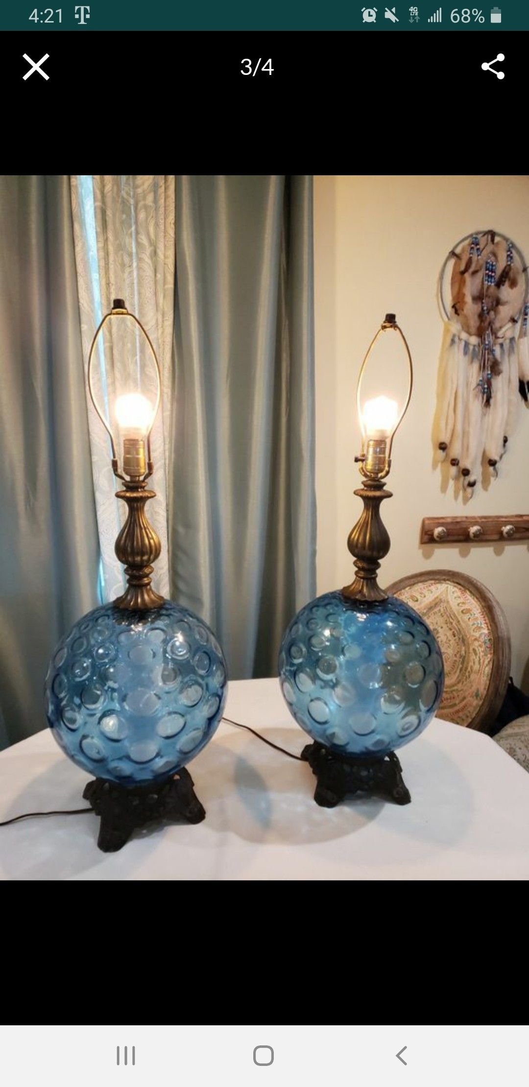 Vintage Hand Blown Glass Lamps for Sale in San Diego, CA OfferUp
