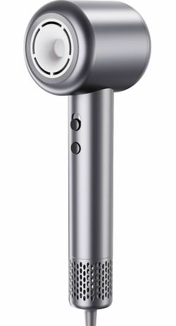 High Speed Hair Dryer, 160000RPM Fast Drying Blow Dryer, Negative Ions for Frizz-Free with Less Damage Gray