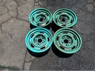 Steel 15x7 Rally rims Chevy, Buick, olds, Pontiac 5 on 4.75