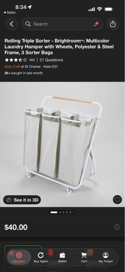 Laundry Hamper w/ Sorter