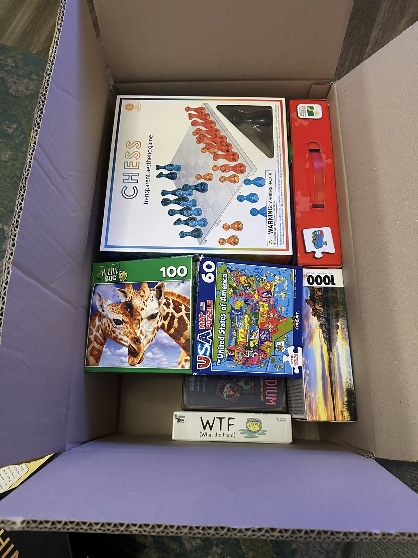 Box Full Of Board games 