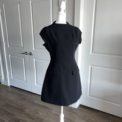 COMMENSE - New W Tags Black Mini Dress Size M