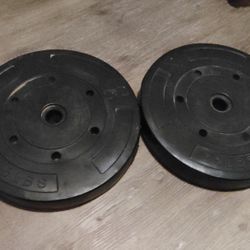 Two 25 Lb Weights(50lb Total)