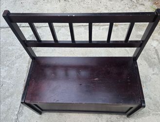 bench with storage compartment