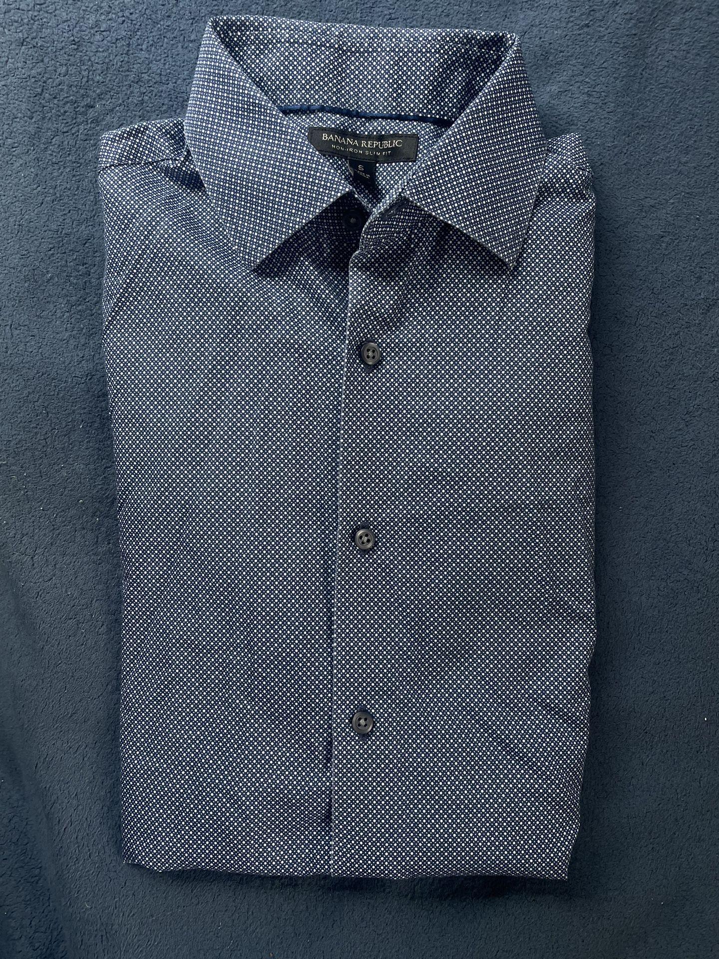 Mens Dress Shirt Banana Republic Size Small