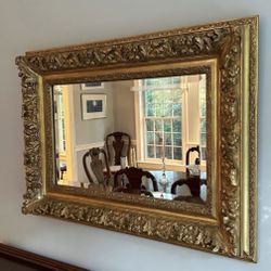 Carved Gold Mirror