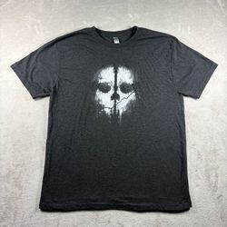 Call Of Duty Ghosts Men's Large Gray T Shirt Video Games Xbox PlayStation #7A