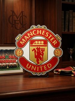 Manchester United Crest Display Sign