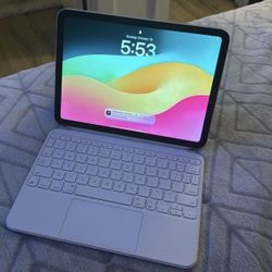 iPad 10 with Magic Keyboard