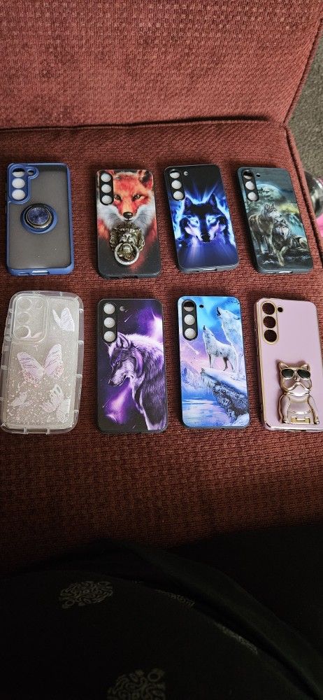 I Have 8 Phone Cases For A Samsung S23 And Pop Up For Back Of Phone. Asking $5 For Phone Cases And $ 3 For Pop Up .