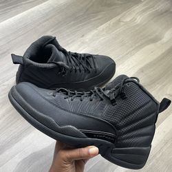 Jordan Retro 12 “Winterized Triple Black” Size 8.5 
