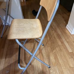 FREE 4 Foldable IKEA Bar Stools Counter High