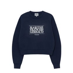 Marithé François Girbaud Navy crewneck