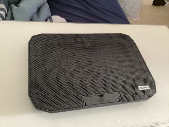 Laptop cooling pad dual fan