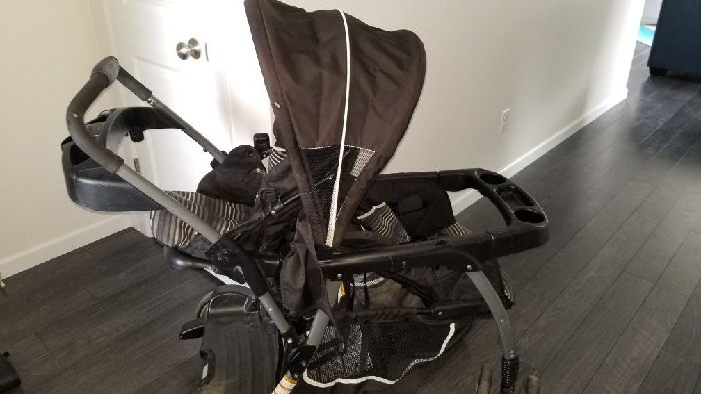 graco double. stroller