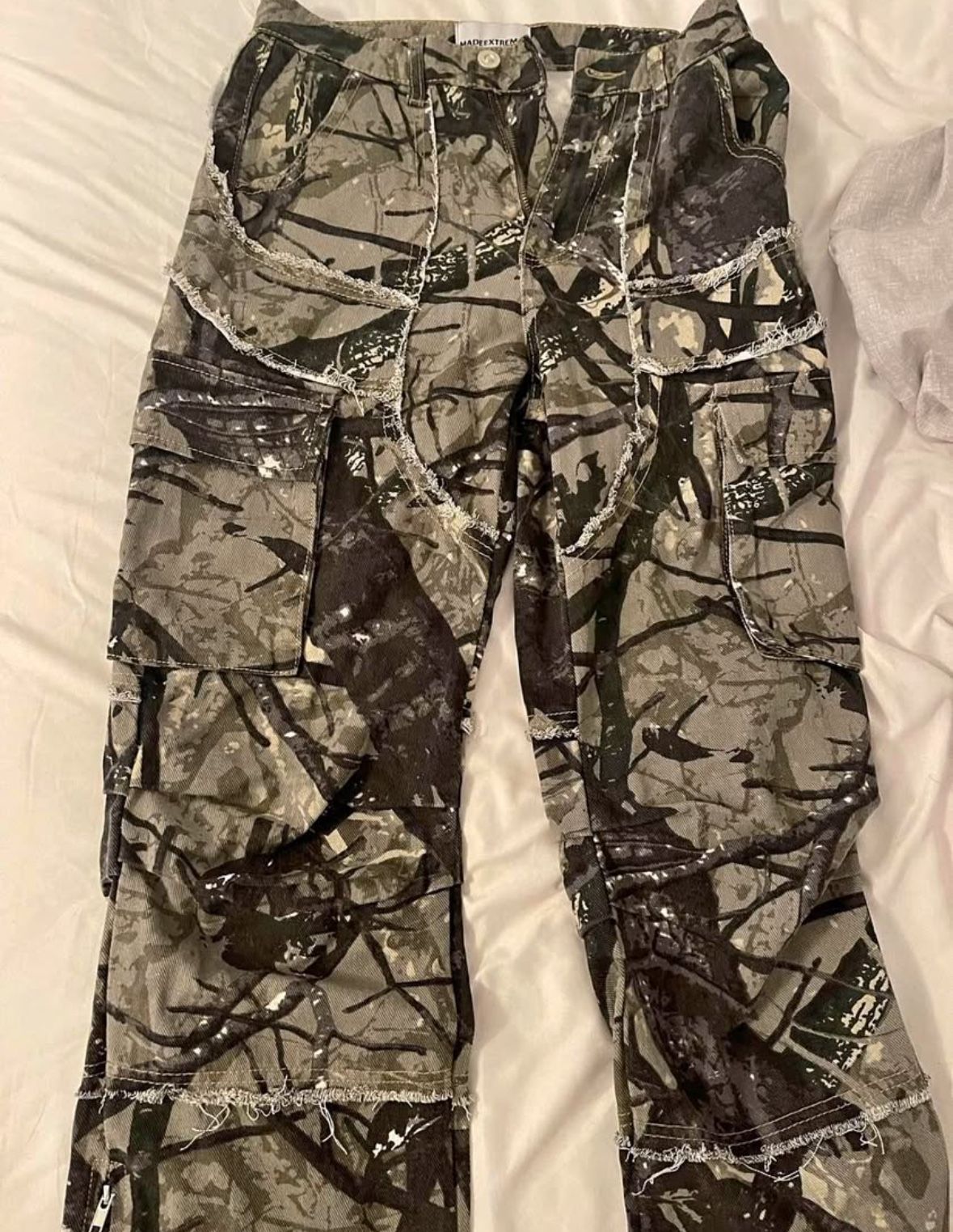 Camo Flared Pants Size 31
