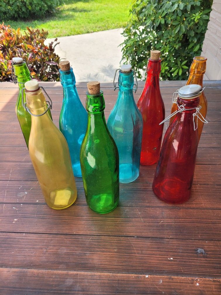 Vintage Glass Bottle Collection 