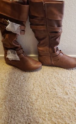 Brand New Brown Leather Boots