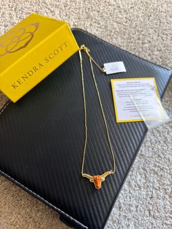 Kendra Scott Longhorn Gold Necklace and other silver necklaces
