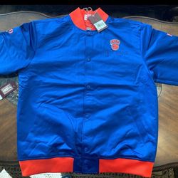 New York Knicks Mitchell & Ness Jacket Size XL