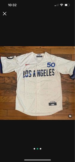 Cream Los Angeles dodgers mookie Betts city connect jersey
