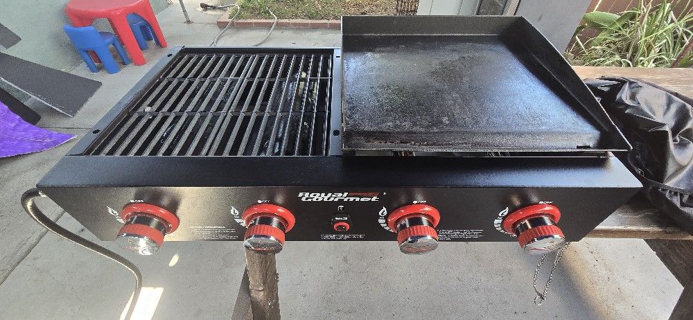 Royal Gourmet GD4002T Grill/Griddle Combo – Like New (Used Once)