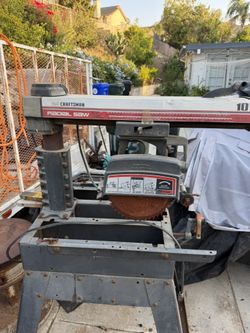 Radial Saw Craftsman
