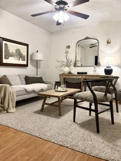 43” Solid Wood Coffee Table 