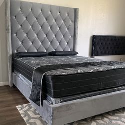 Brand New King Size 6foot Tall Bed Frame With New Mattress/Fast Delivery 