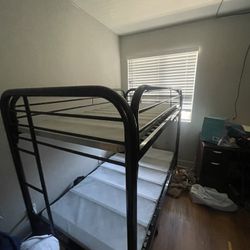 Twin Bunk Bed With Box Frame (no Mattress)
