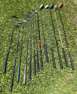 Mixed set golf clubs