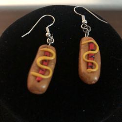 Hotdog Earrings 