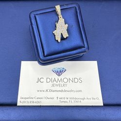 Pendant Letter A 10k Diamonds 💎 Real 