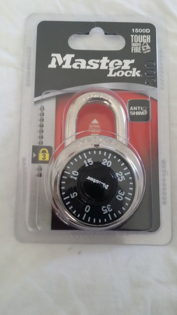 New Master Combination Lock
