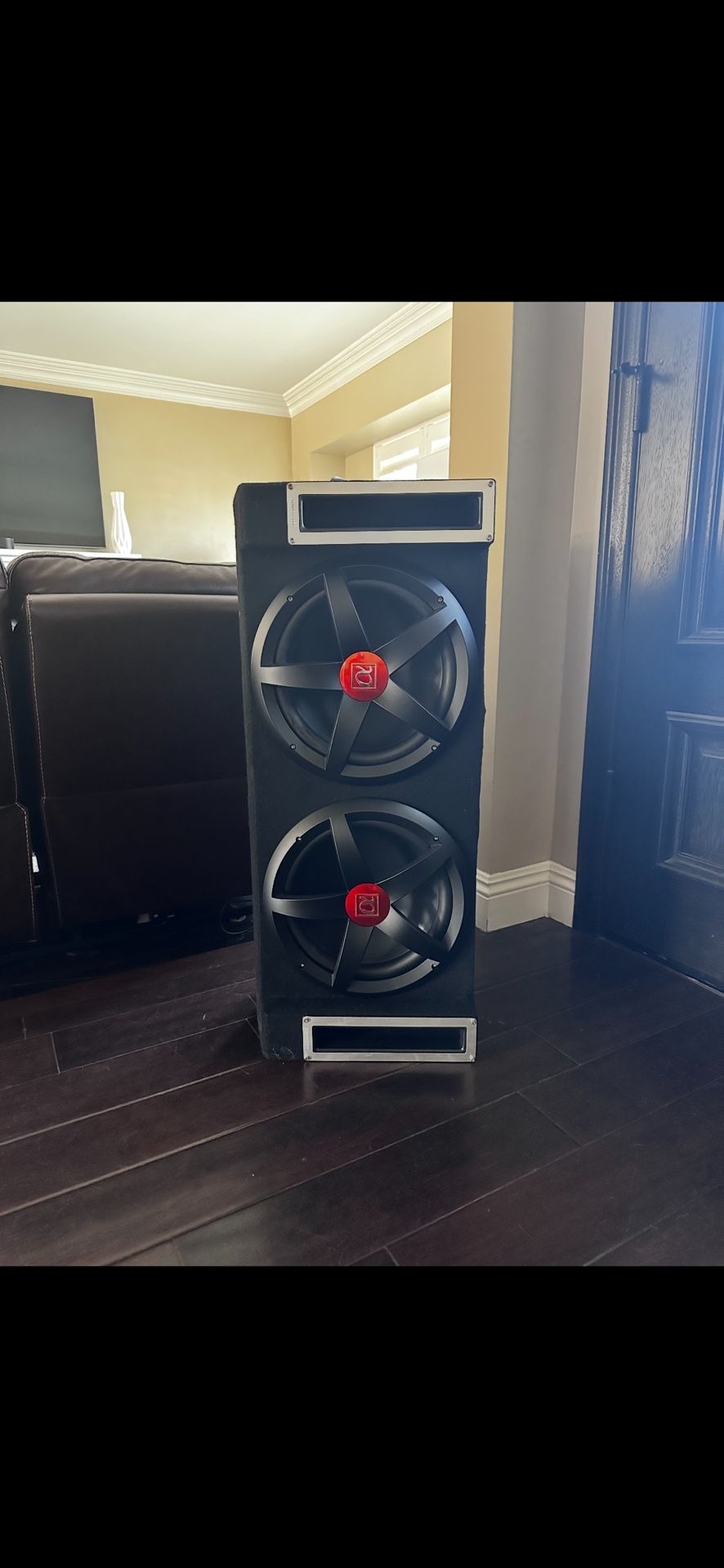 6-7 Month Used ALPHASONIK 1500 Watts Dual 12" Subwoofers