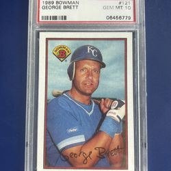 1989 Bowman George Brett Baseball Card Graded PSA 10